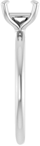 Sužadėtuvių Žiedas „Solitaire“ 585 Baltojo Aukso Square 5.5mm (4)