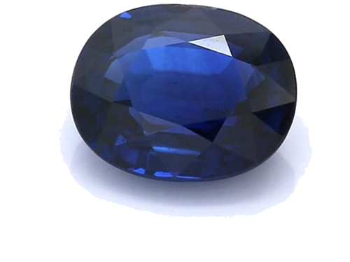2.5 carat BLUE BRILLIANTSTEP cut Oval Safyras (1)