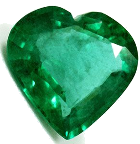 2.12 carat GREEN Heart Smaragdas (1)