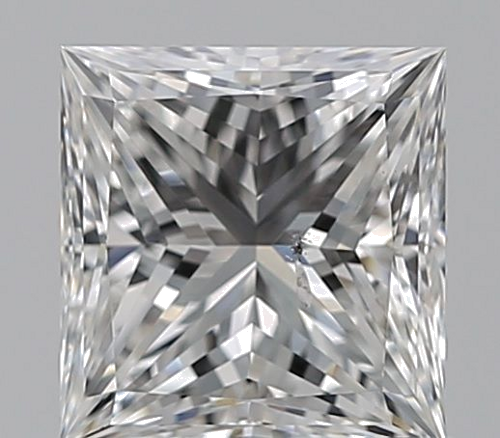 0.9 carat F-SI2 Natūralus Princess Deimantas (1)