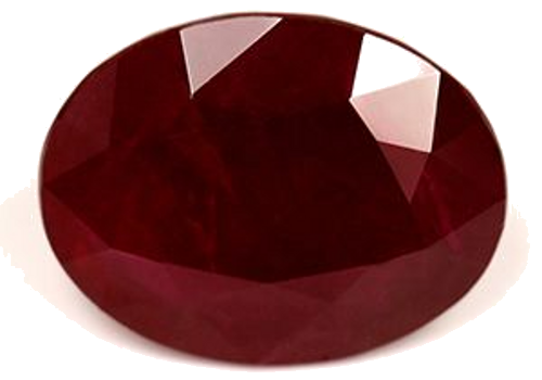 3.84 carat RED Oval Rubinas (1)