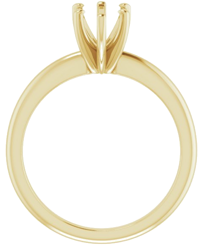 Sužadėtuvių Žiedas „Solitaire“ 585 Geltonojo Aukso Pear Shape 9mm x 6mm (2)