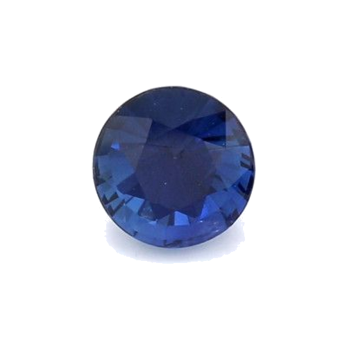 1.09 carat BLUE BRILLIANTSTEP cut Round Safyras (1)