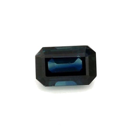 0.68 carat BLUE STEP cut Octagonal Safyras (1)