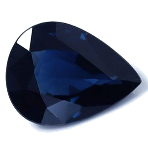 1.62 carat BLUE Pear Safyras (1)
