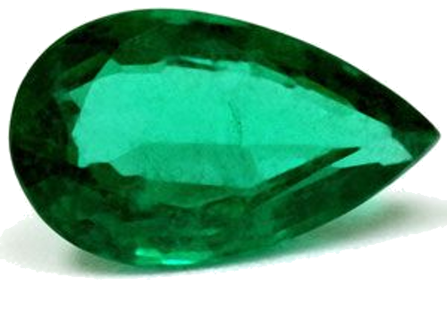 1.72 carat GREEN Pear Smaragdas (1)