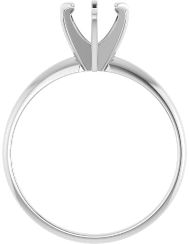 Sužadėtuvių Žiedas „Solitaire“ 585 Baltojo Aukso Round 6.4mm (2)