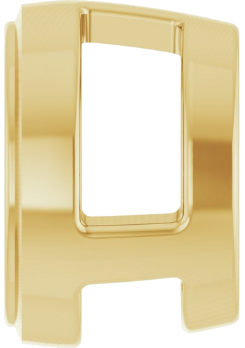 14K Yellow 5.8 mm Round Slide Pendant Mounting (3)