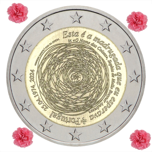 2024 Portugal Carnation Revolution 2 euro coin (2)