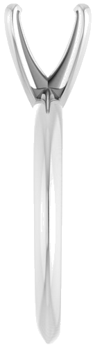 Sužadėtuvių Žiedas „Light Solitaire“ 950 Platinos Round 7.3mm x 7.7mm (4)