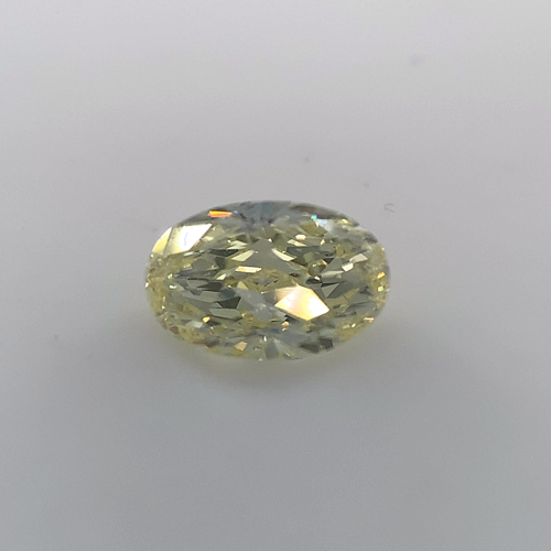 0.53 carat Fancy Yellow-VS2 Natūralus Oval Deimantas (1)