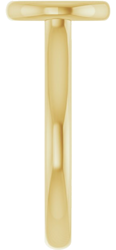 14K Yellow  8 mm Round Solitaire Engagement Ring Mounting (4)