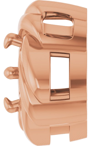 14K Rose 3.5 mm Round Knot 16-18  Necklace Mounting (3)