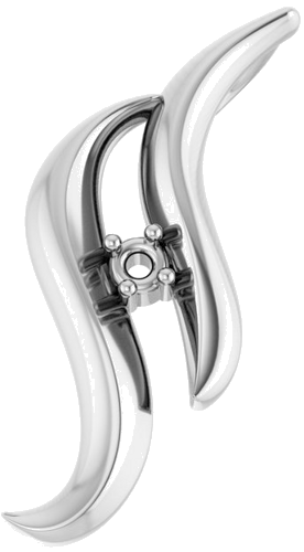 Pakabukas „Bypass Family“ 925 Sidabro Round 1.5mm (4)