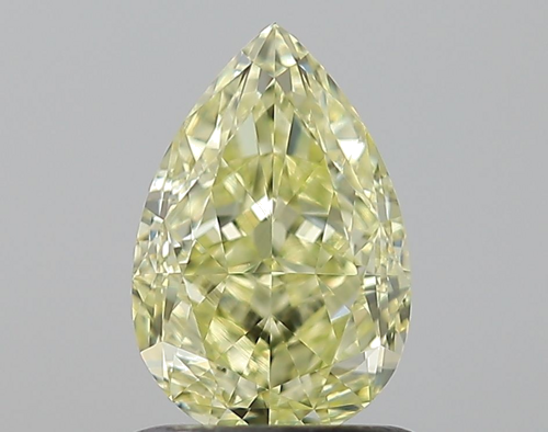 1.16 carat Fancy Yellow-VS1 Natūralus Pear Deimantas (1)