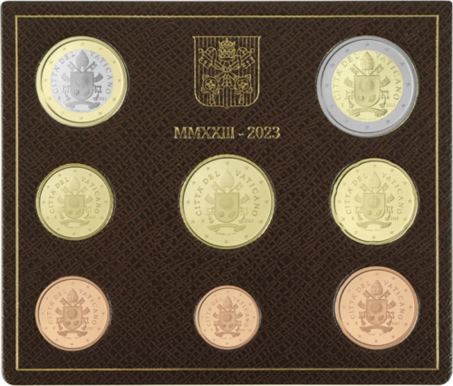 2022 Ватикан Набор монет евро BU (1)