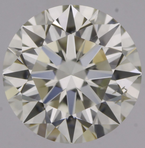 0.6 carat Faint Yellow Yellow Green-VS2 GD cut Natūralus Round Deimantas (1)