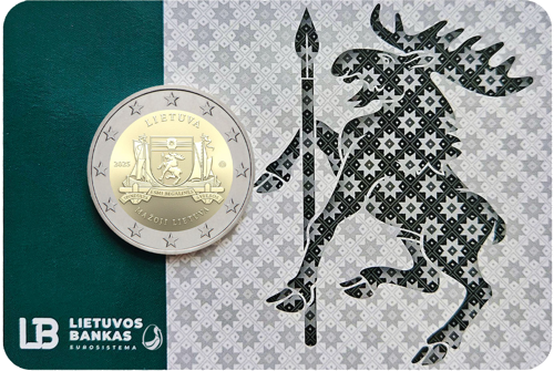 2025 Lithuania Minor Lithuania 2 euro coin BU coin (2)
