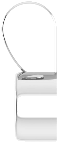 Pakabukas „Bezel-Set Solitaire“ 925 Sidabro Round 2.5mm (3)