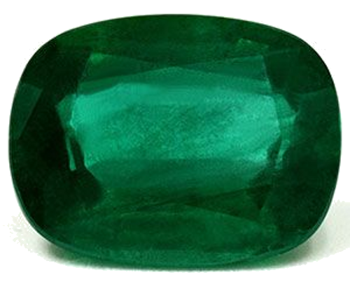 9.61 carat GREEN Cushion Smaragdas (1)