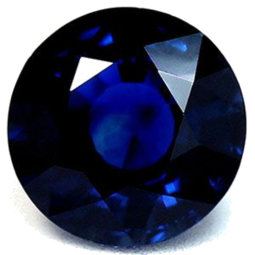 1.42 carat BLUE Round Safyras (1)