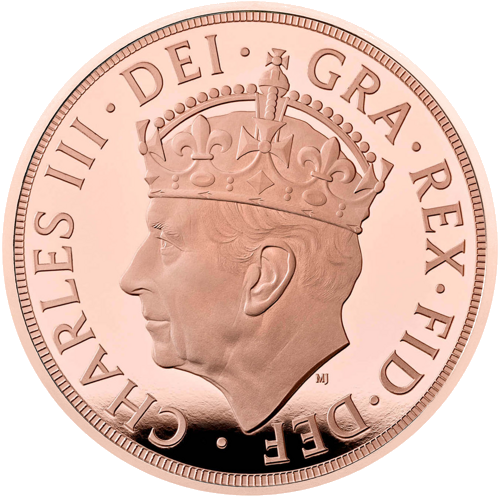 Sovereigns Kronēšana Čārlzs III 2023 zelta monēta (1)