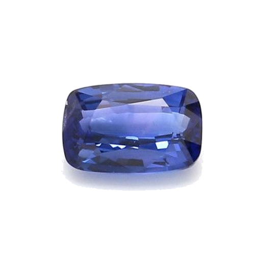 1.01 carat BLUE BRILLIANTSTEP cut Cushion Safyras (1)