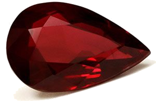 3.02 carat RED Pear Rubinas (1)