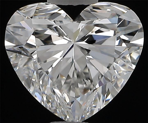 1.5 carat F-VVS2 Natūralus Heart Deimantas (1)
