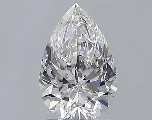 1.2 carat F-SI1 Natūralus Pear Deimantas (1)