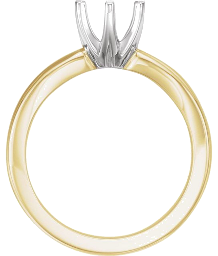 Sužadėtuvių Žiedas „Solstice Solitaire®“ 585 Baltojo Ir Geltonojo Aukso Round 6.5mm (2)