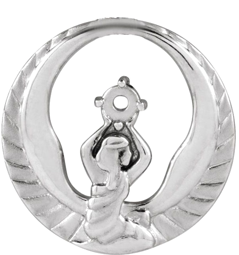 Pakabukas „Accented Phoenix“ 925 Sidabro Round 2mm (1)