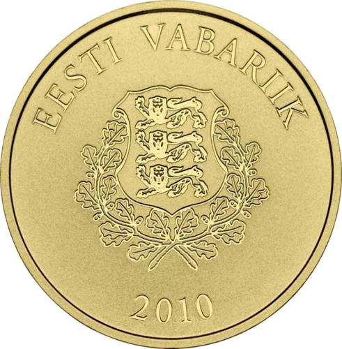 2010 Estonia Last kroon Gold and Silver Coin Set (5)