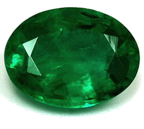 1.95 carat GREEN Oval Smaragdas (1)