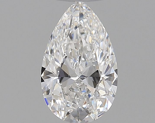0.3 carat E-VS1 Natūralus Pear Deimantas (1)