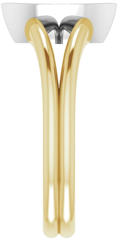 Sužadėtuvių Žiedas „Bezel-Set Solitaire“ 585 Baltojo Ir Geltonojo Aukso Marquise 10mm x 5mm (4)