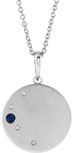 Pakabukas „Family Accented Circle“ 925 Sidabro Round 2mm (1)