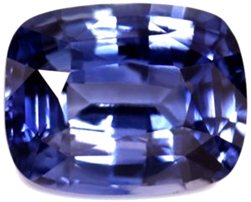 3.14 carat BLUE Cushion Safyras (1)