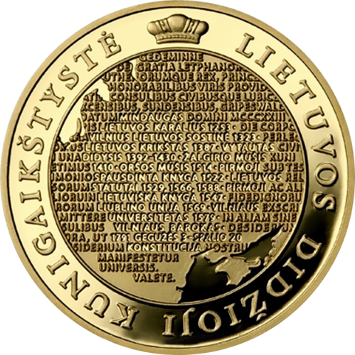 2008 Lithuania name 1000th anniversary 100 litas gold coin PF 70 ULTRA CAMEO (3)