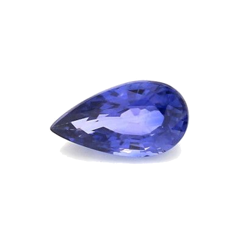 1.08 carat BLUE MODIFIEDBRILLIANTSTEP cut Pear Safyras (1)