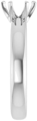 Sužadėtuvių Žiedas „Solitaire“ 585 Baltojo Aukso Round 6.5mm (4)