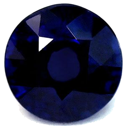 1.11 carat BLUE Round Safyras (1)