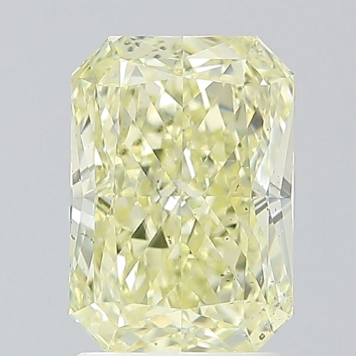 2.01 carat Fancy Light Yellow-SI1 Natūralus Radiant Deimantas (1)