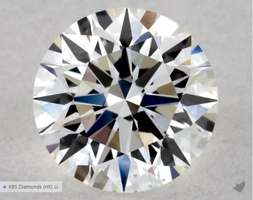 0.5 carat H-VS1 Excellent cut Natūralus Round Deimantas (1)