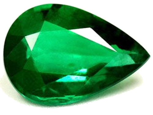 2.43 carat GREEN Pear Smaragdas (1)