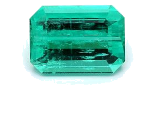 3.46 carat GREEN STEP cut Octagonal Smaragdas (1)