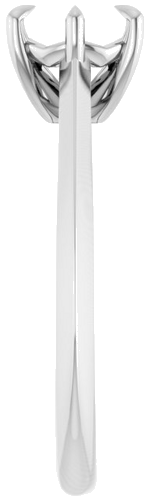 Sužadėtuvių Žiedas „Solitaire“ 585 Baltojo Aukso Round 6.5mm (4)