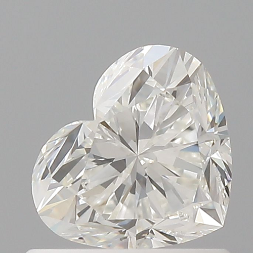 0.71 carat I-VVS1 Natūralus Heart Deimantas (1)