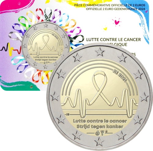 2024 Belgium Fight against cancer 2 euro coin (1)