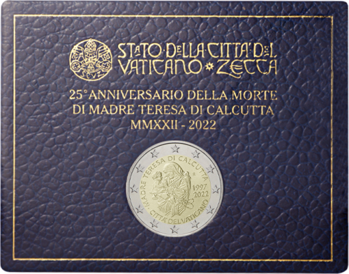 2022 Vatican City Mother Teresa €2 coin (1)